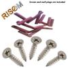 RiseOm Brass Tower Bolt/Sliding Latch Lock Xylo Design (Pack of 4, Black-4 inch) view 4