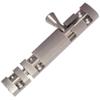 RiseOm Brass Tower Bolt/Sliding Latch Lock Xylo Design (Pack of 4, Silver-4 inch) view 1
