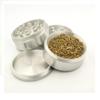 SEPARATE WAY Classic Metallic Herb Crusher, Grinder Medium with Honey Dust Filter with 4 Part (Silver, 63MM) view 3