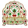 Handicrafts SRS meenakari gold plating antique design shihasan with premium look. view 1