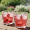 STAR WORK - 350 Ml Tumbler Glasses Drinking Glass For Water, Juice, Beer, Whiskey, And Cocktails, Milkshake Pack Of 3, Clear view 2