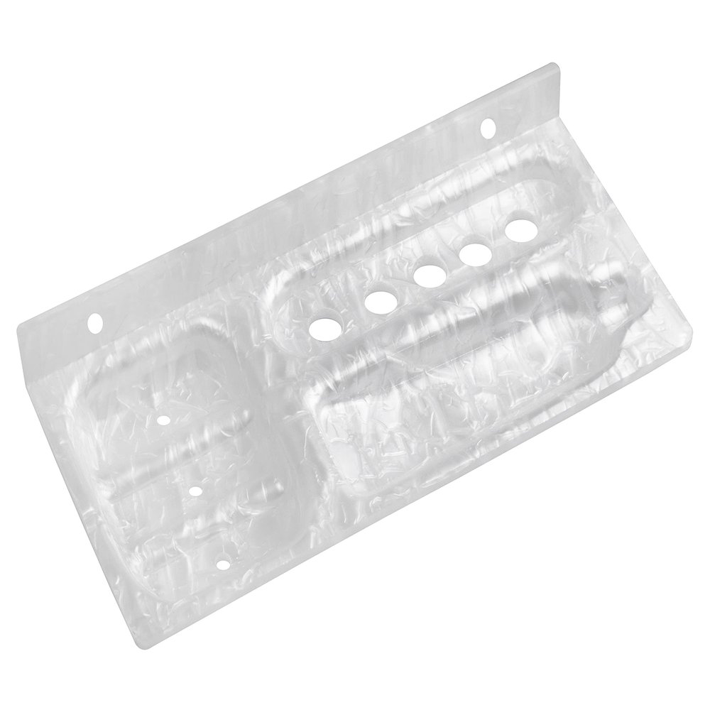 RAB Multi Purpose Bathroom Accessories 3 in 1 Soap Dish Fix with One Compartment (4.6X9.6 inch) (32281)