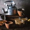 ScentRose Traditional Chai ki Ketli 6 Cup Desi Tea Kettle | Hot Water Kettle | Aluminium | Standard Silver | Made in India view 4