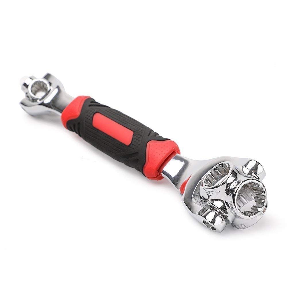 hm GENKO 48-in-1 Tiger Wrench Tools Socket Works with Spline Bolts, 6-Point Universal Furniture Car Repair Tool