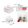 DIY Crafts Pack Of 15 Pcs, CH2, CH2/CH3/CH5 High Pressure Resistant 220V Push Quick Wire Cable Connector White Wiring Terminal Joint 2/3/5K(Pack Of 15 Pcs, CH2) view 2