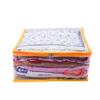 MBW Clothes Organiser for Wardrobe, Saree Covers with zip, Saree Organizer for Wardrobe, Clothes Storage Bag, Saree Bags Storage, Saree Covers for Storage, Transparent (Yellow - Pack of 3) view 2