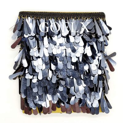 GOELX Shimmering Latkan LSPACE for Decorations, Designing, Sewing, Art & (Grey)