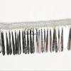 GOELX Shimmering Latkan Lace for Decorations, Designing, Sewing, Art & Crafts (Silver) view 2