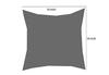 PINK PARROT - Art Silk Plain Colour Cushion Cover 16x16 inch Set of 5 pcs view 3