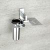 Frap Soap Tray + Tumbler Holder or Soap Dish with Toothbrush Stand (Material : Stainless Steel) Set of 1 view 1