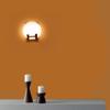 ZSQUAREHP Globe Shape Antique Look Decorative Wooden Surface Mounted Classic Wall Light for Bedroom, Living Room, Home Decor (Bulb Not Included) view 3