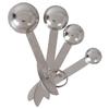 LISHONN Heavy Duty Stainless Steel Metal Measuring Spoons for Dry or Liquid, Fits in Spice Jar, Set of 4 view 4