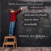 SIGNOOGLE Self-Adhesive Durable PVC Vinyl Black Board Wall Sticker Removable Decal Chalkboard with Free Chalks for Home School Office College Room Kitchen 52 x 102 cm view 1