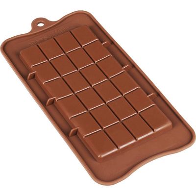 MACKLON Chocolate Mould Break Apart Choc Block Mould (Size : 19 * 16 * 2cm), Multi Color (Pack of 1)
