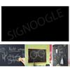 SIGNOOGLE Self-Adhesive Durable PVC Vinyl Black Board Wall Sticker Removable Decal Chalkboard with Free Chalks for Home School Office College Room Kitchen 72 x 24 Inch view 2
