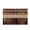 MONKDECOR 0.20mm PVC 3D Bubble Self Design 6 Seater Transparent Dining Table Cover with Goden Lace (Size- 60x90 Inches) view 3