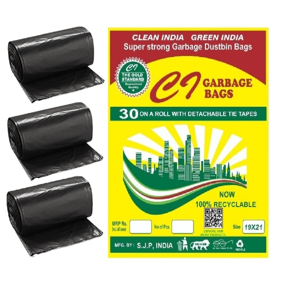 NavaHome Basics Garbage Bags Pack of 3 Medium 13 L Garbage Bag (90 Bags)