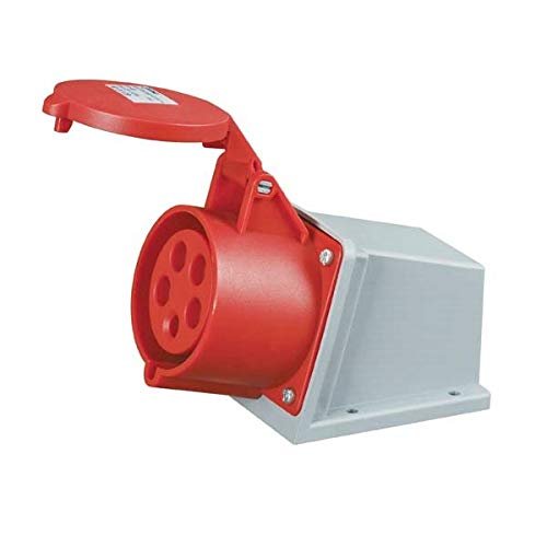 POWER N PACK Wall Mounted Socket (PW42S) - IP44, 16A, 415V, 6h, 5Pin