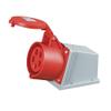 POWER N PACK Wall Mounted Socket (PW42S) - IP44, 16A, 415V, 6h, 5Pin view 1