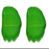 Banana Leaf Plate Square Shape Serveware, Dinner, Lunch Serving Melamine Platter Plate for All Occasions - 14 Inch (Pack of 2) view 1
