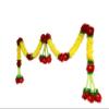 Afarza Artificial FlowerToran for Door Garlands Hanging Entrance Home Decoration Bandarwal Traditional Diwali Handmade(40,L X 20,H) inch view 2