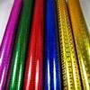 Red Crush Plastic Holographic Metallic Colour Paper Wrapping Sheets Especially for Gifts for Loved, 24x17-inch 75-Sheets (Multicolour) (75) view 3