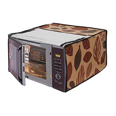 Stylista Synthetic Vinyl Printed 28 L Microwave Oven Cover (Multicolor)