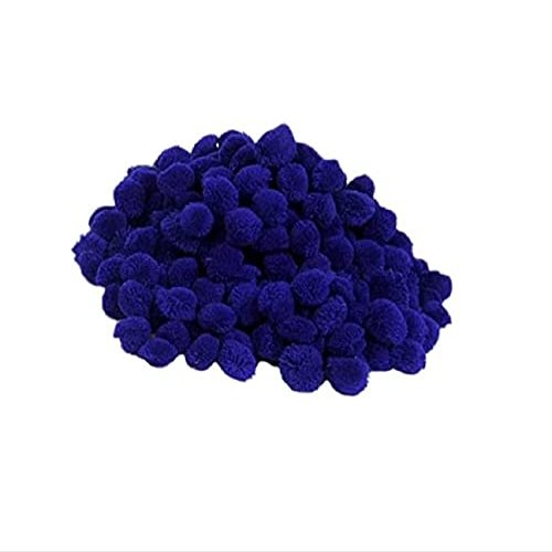 Creating Bharat Wool Pom Poms for Jewellery Making. 200 Pieces (Blue)