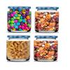 ginoya brothers Wide Mouth Mini Glass Mason Jars For Canning Decorating,Preserving & Kitchen Storage -100 ml. [4 Pieces] view 1