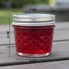 ginoya brothers Wide Mouth Mini Glass Mason Jars For Canning Decorating,Preserving & Kitchen Storage -100 ml. [4 Pieces] view 3