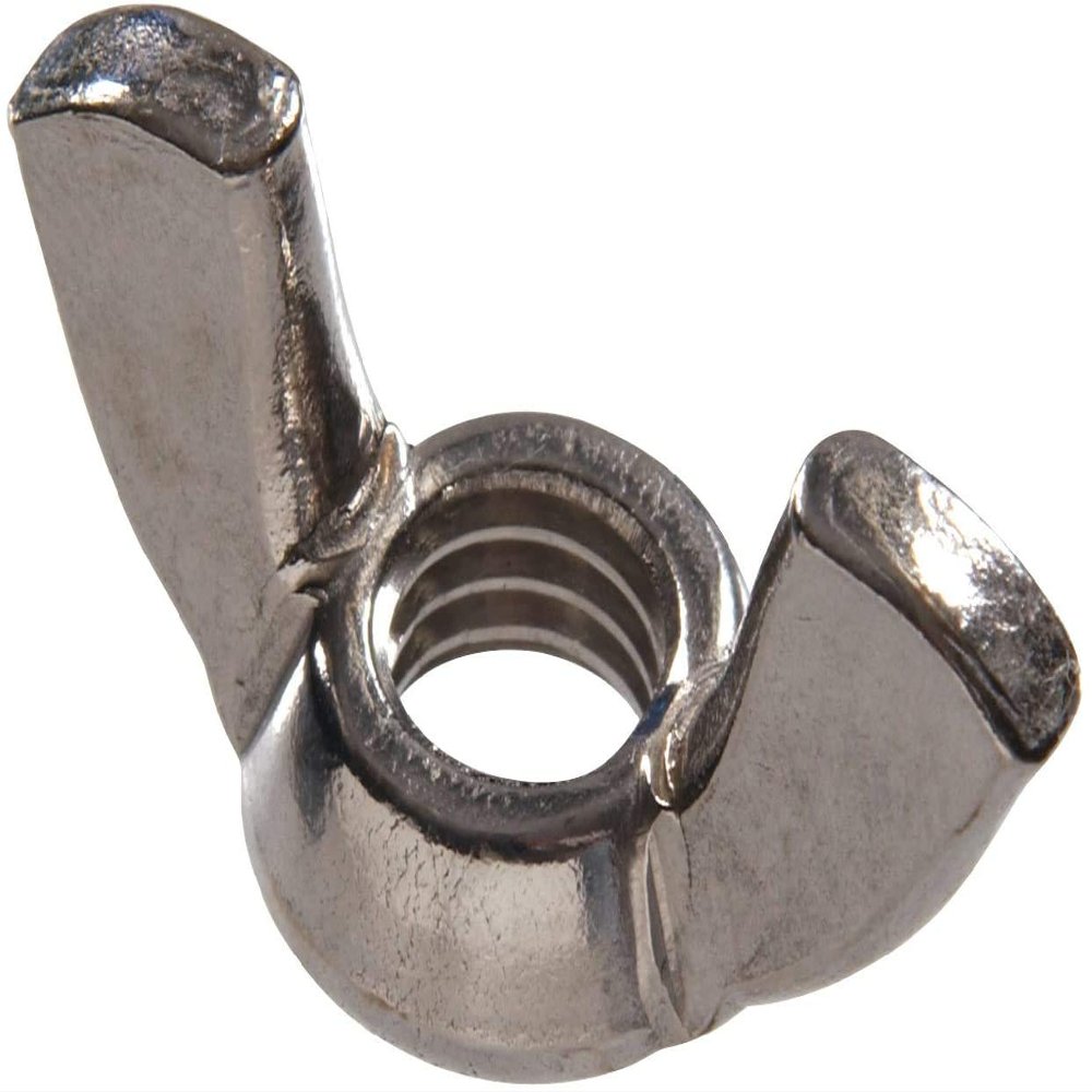 The Hillman Group 3000 10-24-Inch Stainless Steel Wing Nut, 6-Pack