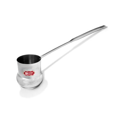 Kitchen Expert Silver Stainless Steel Water Dispenser Ladle/Loti 250 ml | Water Pouring Dispenser Steel Glass Lota | Tumbler Lotha for Matka | Steel Water Jug with Handle 250 ml