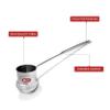 Kitchen Expert Silver Stainless Steel Water Dispenser Ladle/Loti 250 ml | Water Pouring Dispenser Steel Glass Lota | Tumbler Lotha for Matka | Steel Water Jug with Handle 250 ml view 4