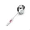 Kitchen Expert Stainless Steel Bowl Shaped Poha Jhaara/Handheld Colander/Strainer with Holes, 12 * 37 cm view 1