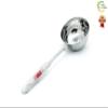 Kitchen Expert Stainless Steel Bowl Shaped Poha Jhaara/Handheld Colander/Strainer with Holes, 12 * 37 cm view 2