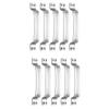 Sun Shield Stainless Steel for Home & Kitchen Doors/Cabinet/Window Handles - D Curve - 6 inch - Set of 10 pcs, Pull Handle view 1