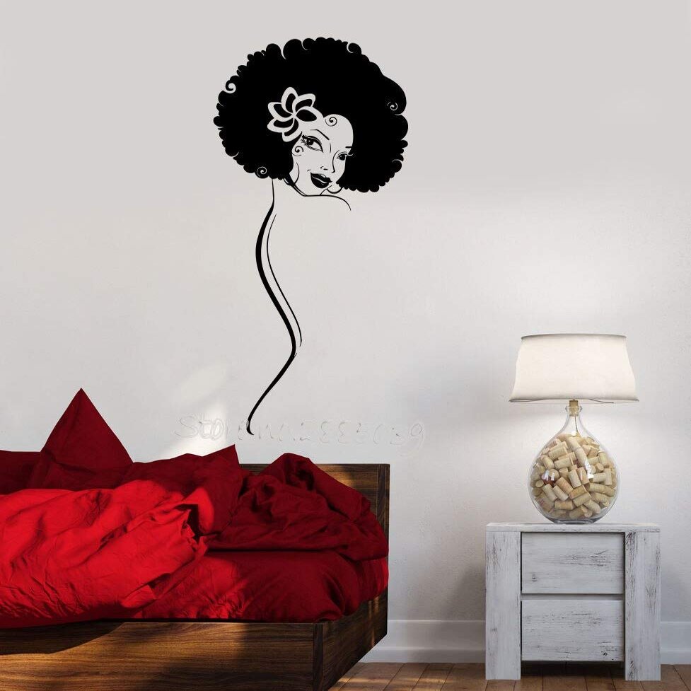 Gadgets Wrap Sexy Girl Sticker Black Lady Vinyl Wall Decal Cool Room Dcor