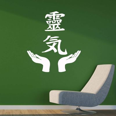 Gadgets Wrap Reiki Buddhism Vinyl Wall Stickers
