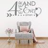 Gadgets Wrap 4Ever and Ever Amen Vinyl Decal Wall Quote Art Living Room Sofa Background Sticker view 1