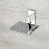 Frap Stainless Steel 304 Grade Bathroom Soap Holder/Soap Stand/Soap Dish for Bathroom/Bathroom Accessories(Chrome Finish) Square Single Soap Holder (Pack of 2 Silver) - Made in India view 2