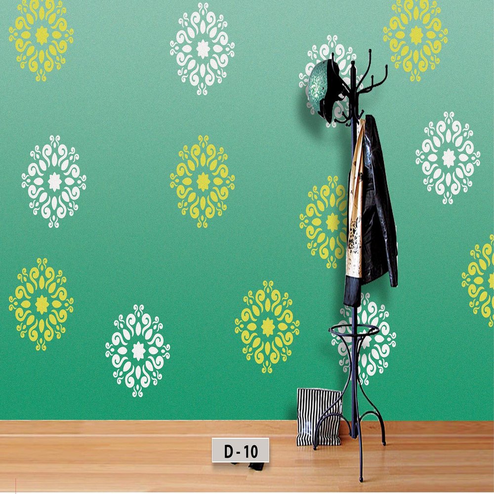 Design In DECORZE Motif Wall Paintings Stencil D10 Size 30x40 cm