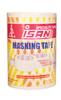 ISAN General Purpose Paper Masking Tape, Bio-degradable, Removable, No-Residue, Eco-friendly for Painting, Carpenters, DIY, Arts, Crafts, Labeling, 8mm (1/3" Approx) Width X 20m Length (18 Pcs) view 2