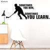 Gadgets Wrap Vinyl Hockey Hobby Game Sport Wall Sticker, Ag20-Drp-141 (57 Cm X 21 Cm X 0.4 Cm, Multicolor) view 1
