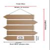 Arohi Art World MDF Arrow Shape Plaques With Rope Set Of 5 Plaques with Rope Set of 5 Suitable for Decoupage,Resin Art,Pyrography,Mandala Art Plaques Size: 20x15 Inches ( Each Plaque size is 15x3.5 Inches) Thickness 4mm (L: 50.8 cm x W: 38.1 cm x H:  view 2