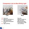 ascension  Green String Strip Decoration Lights of 11 Meter 42 Serial Bulbs Decoration Lighting for Diwali Christmas Navratri Decorative Dussehra view 4