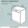Stylista Top Load Fully Automatic Washing Machine Cover Suitable for Whirlpool 6 kg, 6.2 kg, 6.5 kg & 7 kg Blue view 2