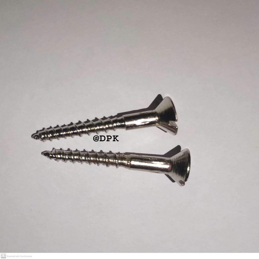DPK Hardware Stainless Steel Self Taping Shaved Head Screw for Wood 65 X 10 mm Pack of 200