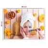 Anne Print Solutions Face Massage Spa and Salon Gumming Vinyl Self Adhesive Sticker (Without Frame) Pack of 1 Pcs Size 24* Inch X 18* Inch* Multicolour view 2
