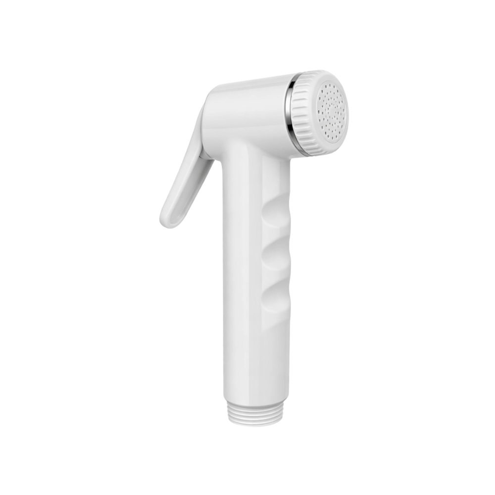 New Ware ABS PVC Health Faucet Gun for Bathroom and Toilet, White Handheld Jet Spray for Hygiene and Cleaning (Pack of 1)