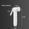 New Ware ABS PVC Health Faucet Gun for Bathroom and Toilet, White Handheld Jet Spray for Hygiene and Cleaning (Pack of 1) view 2